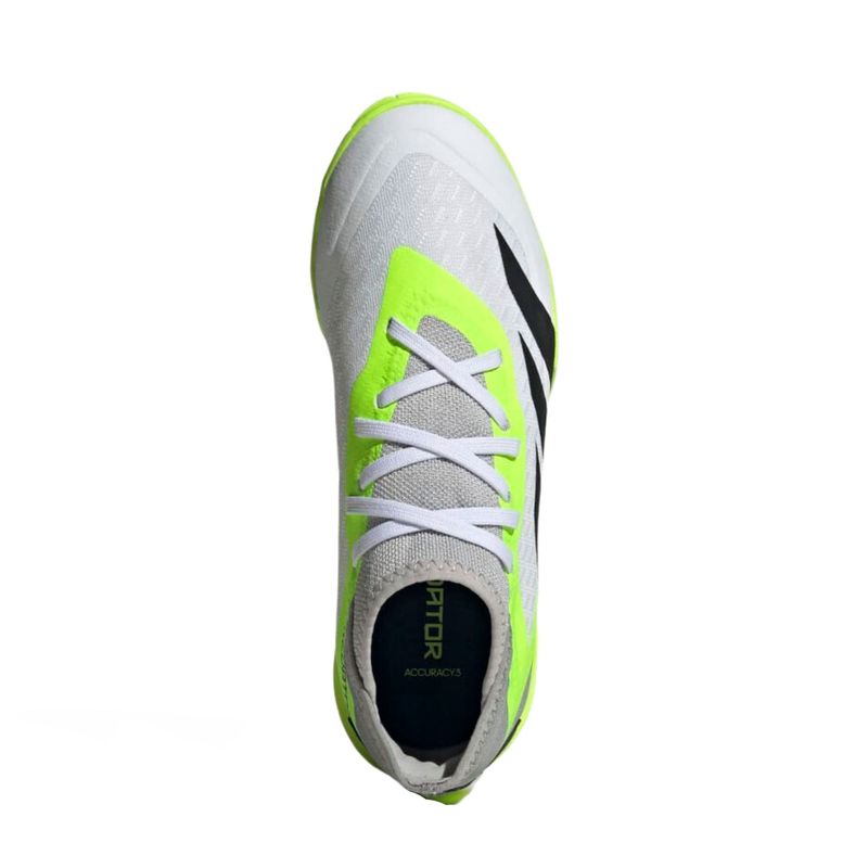 Chuteira Futsal Adidas Predator Accuracy 3 Infantil- Branca/Verde
