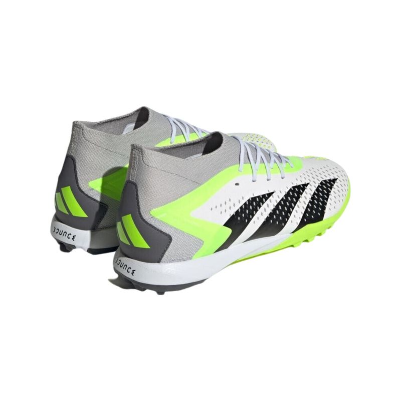 Chuteira Society Adidas Predator Accuracy 1 Tf Masculina - Branca/Verde
