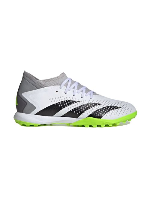 Chuteira Society Adidas Predador Accuracy 3 Masculino - Branca/Verde