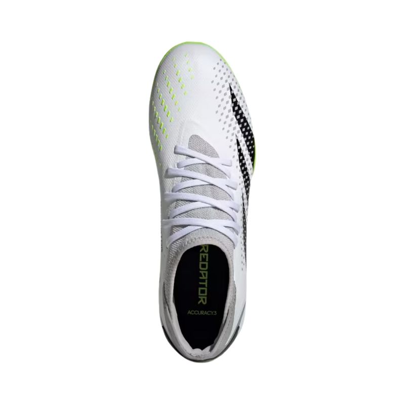 Chuteira-Society-Adidas-Predador-Accuracy-3-Masculino---Branca-Verde
