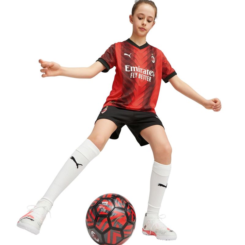 Camisa-Ac-Milam-23-24-Puma-Home-Infantil--Vermelha-Preta