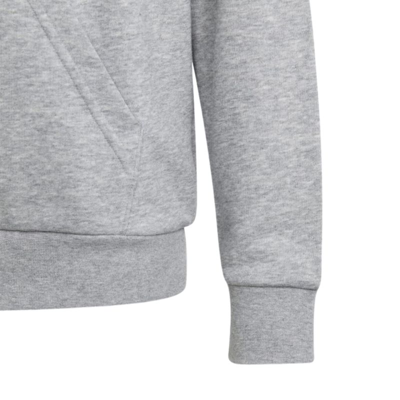Blusao-Com-Capuz-Adidas-Essentials-Big-Logo-Infantil---Cinza