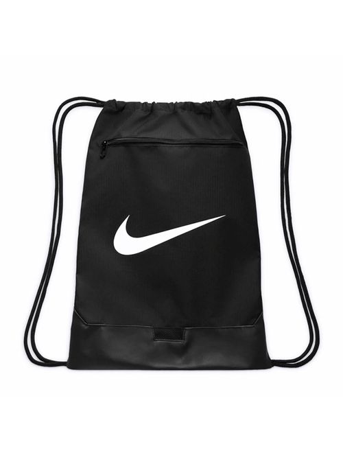 Sacola Nike Brasilia Drawstring 9.5 18L Unissex - Preta