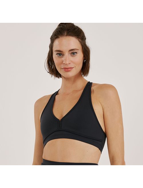 Top Decote V Soft Skin Lolli - Preto