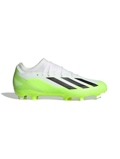 Chuteira Campo Adidas X Crazyfast.3 Masculina - Branca/Verde