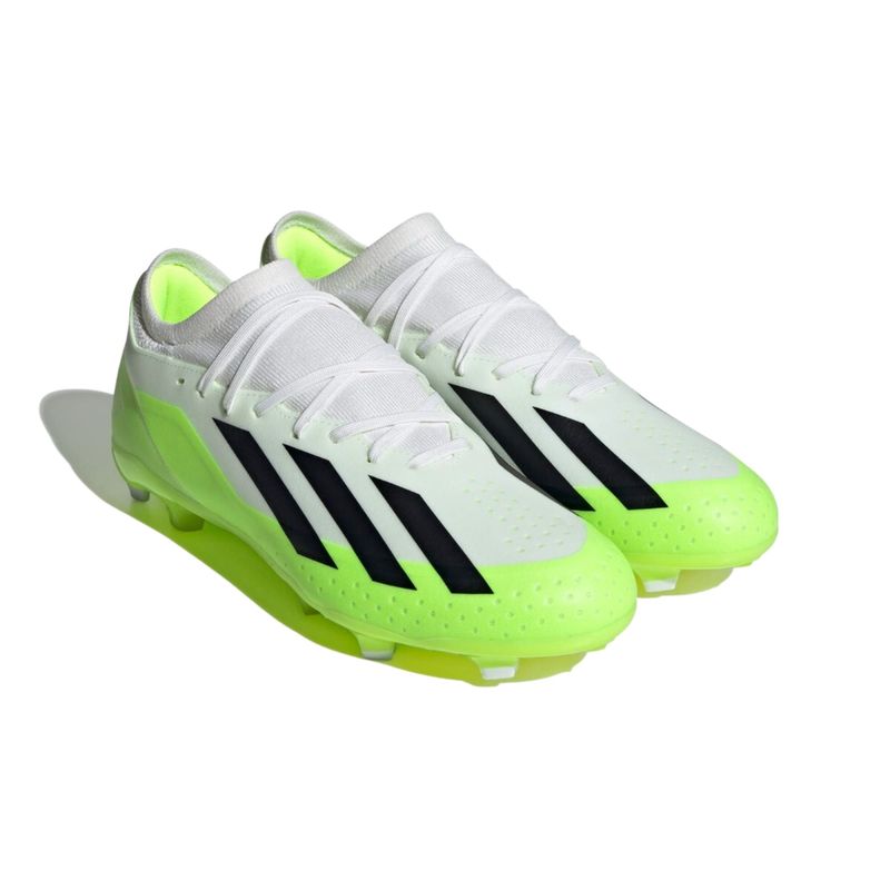 Chuteira-Campo-Adidas-X-Crazyfast-3-Firm-Masculina---branca-verde
