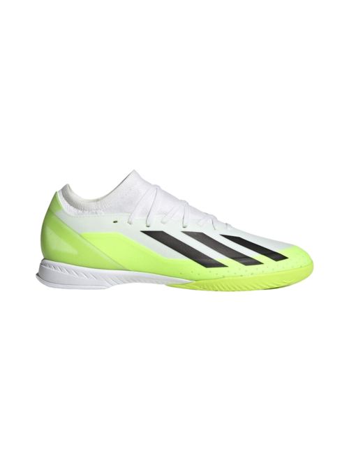 Chuteira Futsal Adidas X Crazyfast.3 Masculina - Branca/Verde