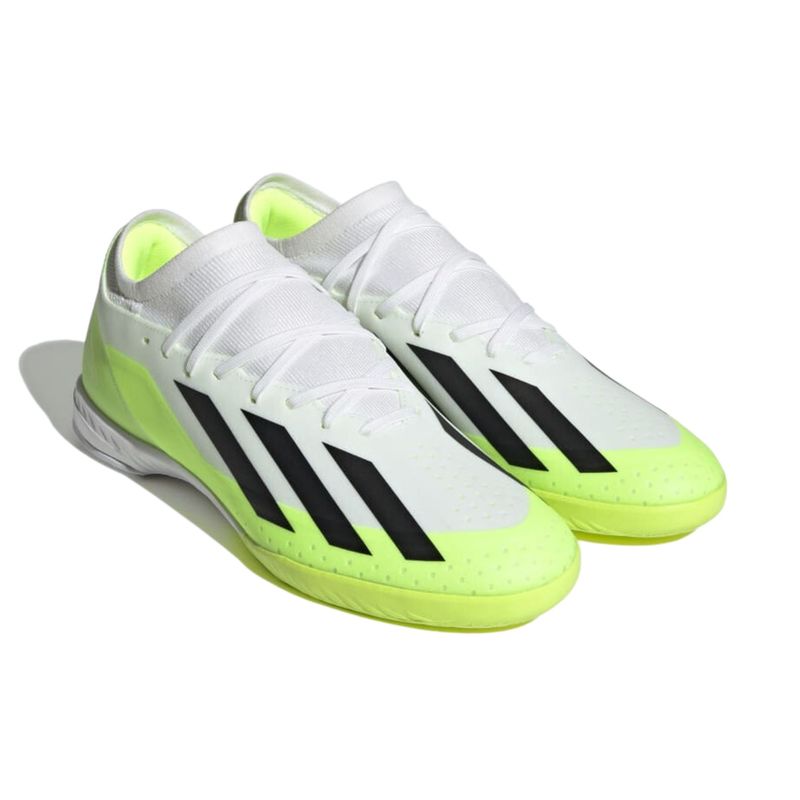 Chuteira-Futsal-Adidas-Crazyfast-3-Masculina---Branca-Verde