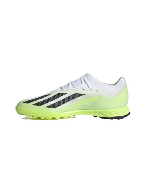 Chuteira Society Adidas X Crazyfast.1 Masculina - Branca/Verde