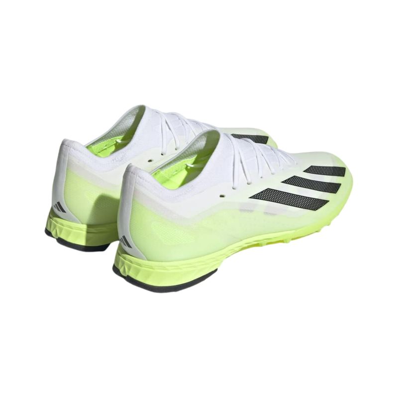 Chuteira Society Adidas Crazyfast 1 Turf Masculina - Branca/Verde