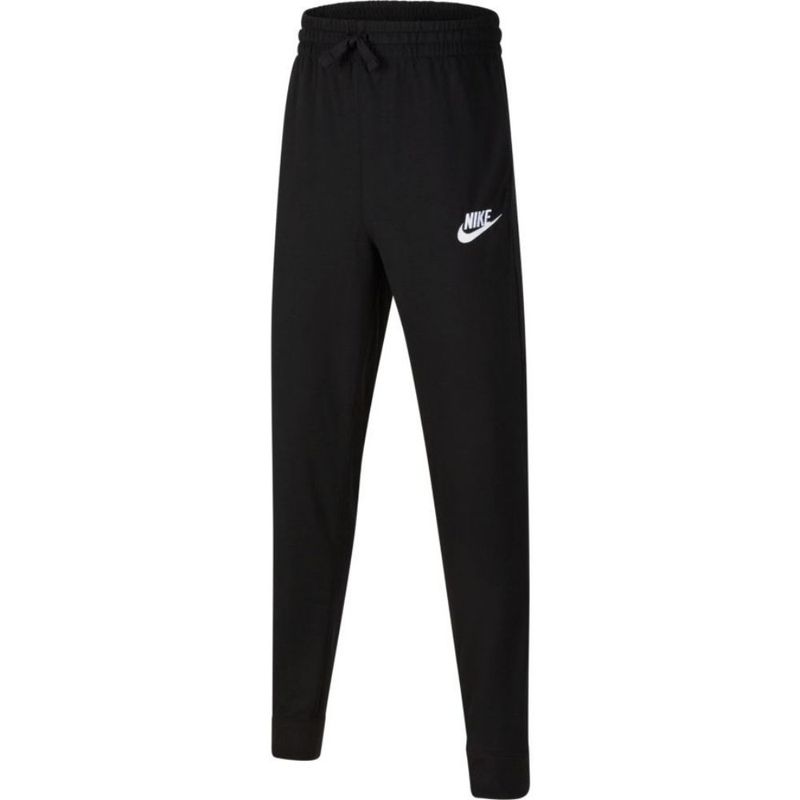 Calça Nike Sportswear Essential Infantil - Preta/Branca - Bayard Esportes