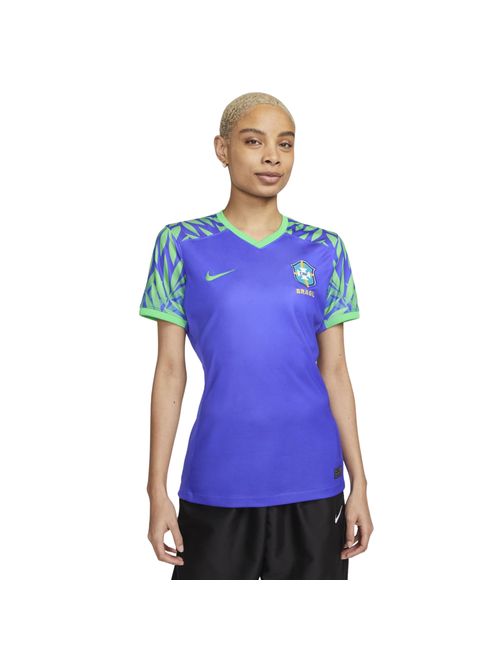 Camisa Brasil CBF II 23/24 Nike Torcedora Pro Feminina - Azul/Verde