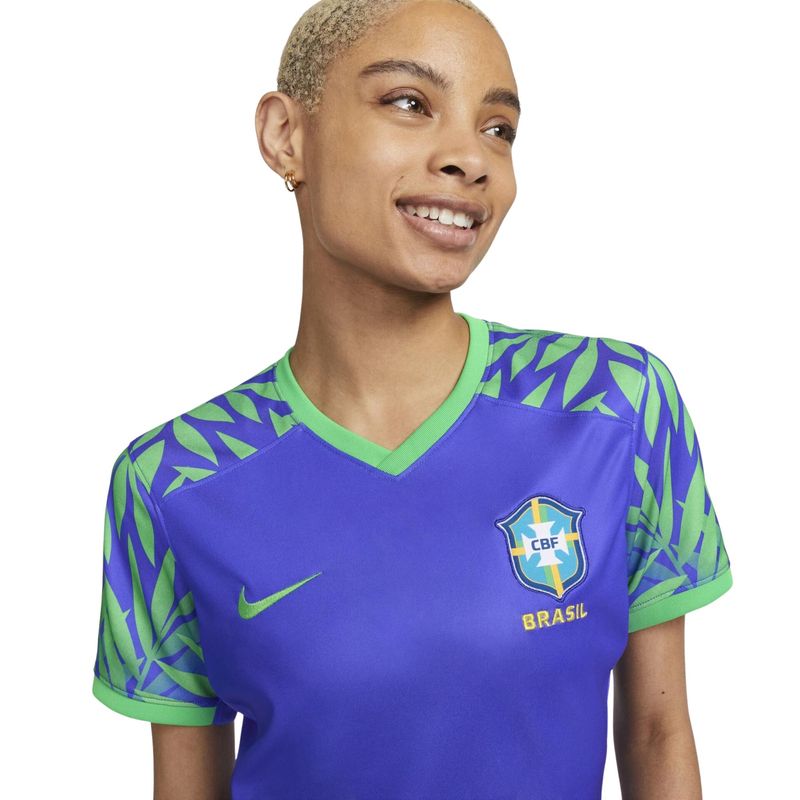 Camisa Nike Brasil I 2023/24 Feminina - feminino - amarelo+azul+verde, Nike,  Roupas, AML/AZL/VRD