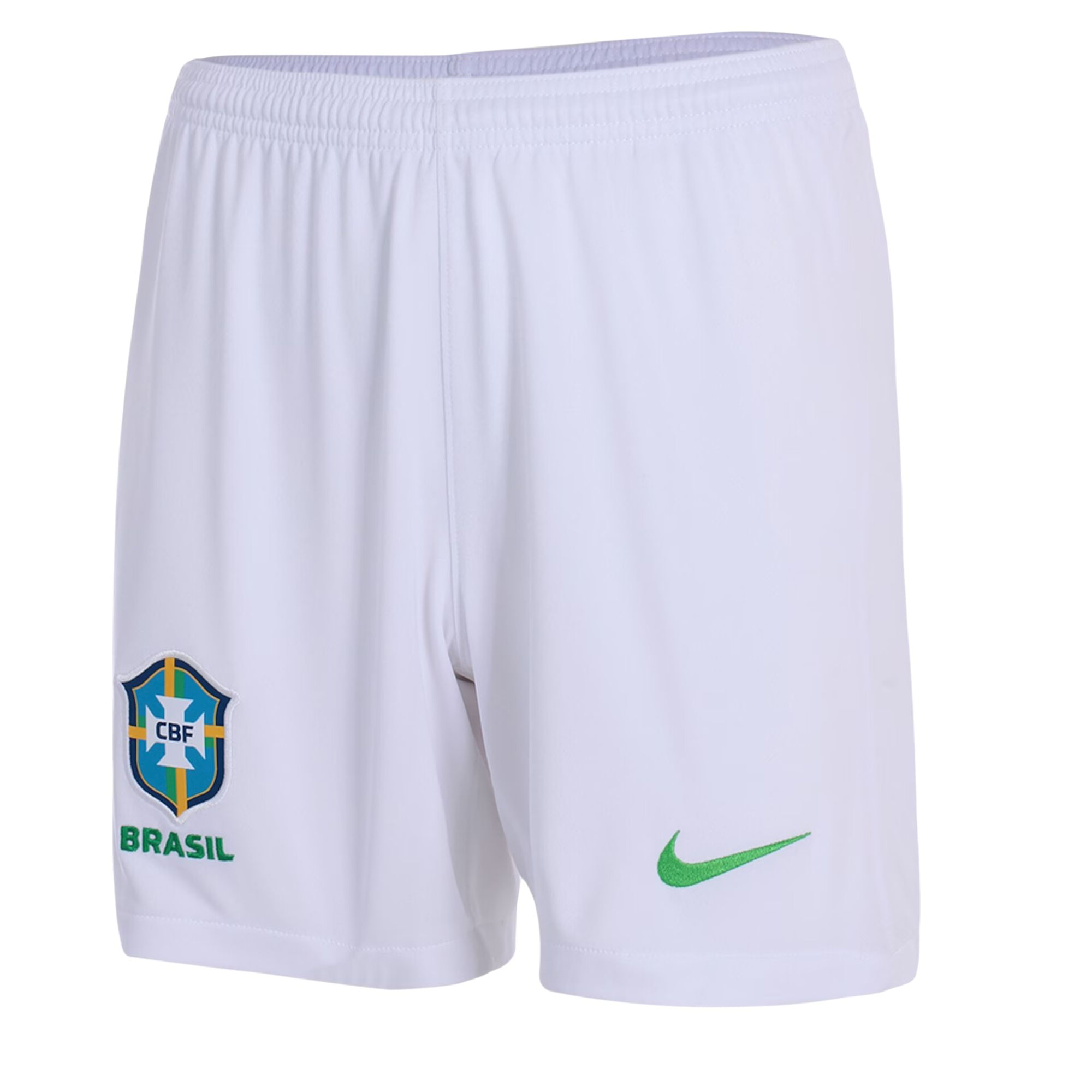 Calção CBF II 23/24 Nike Torcedor Pro Feminino - Branco/Verde