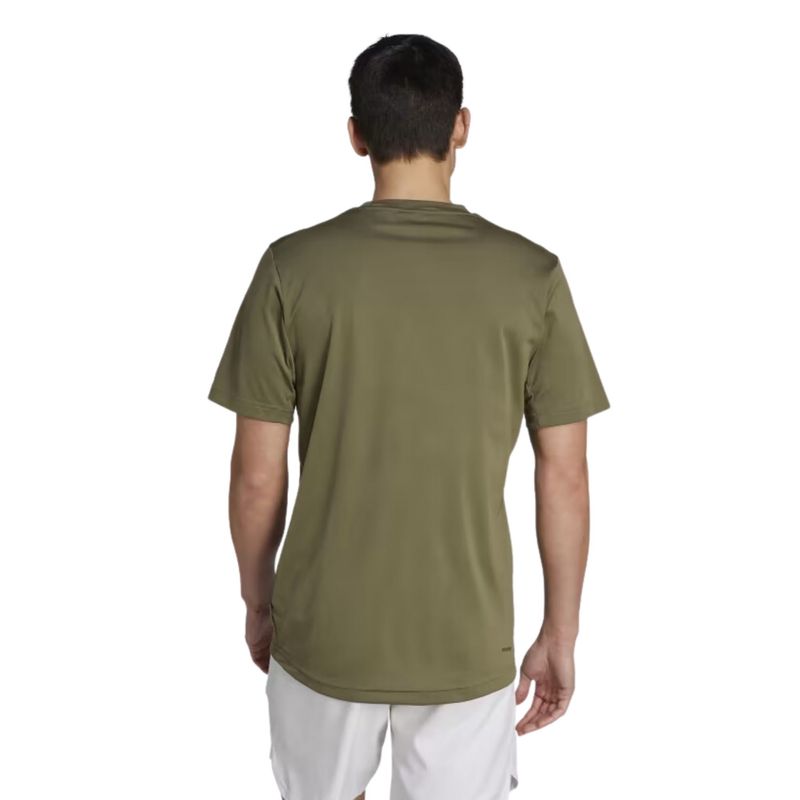 Camiseta Adidas Train Essentials Seasonal Camo Masculina - Verde Musgo