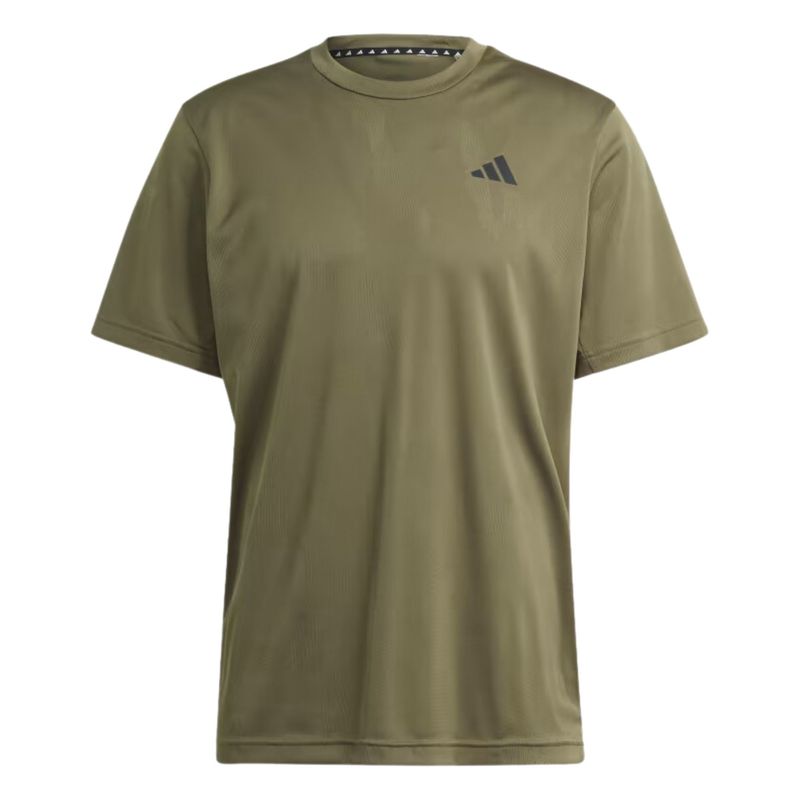 Camiseta Adidas Train Essentials Seasonal Camo Masculina - Verde Musgo