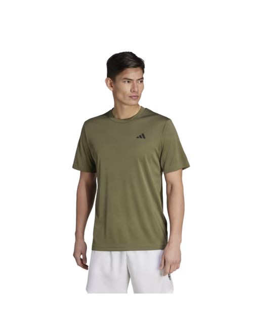 Camiseta Adidas Train Essentials Seasonal Camo Masculina - Verde Musgo