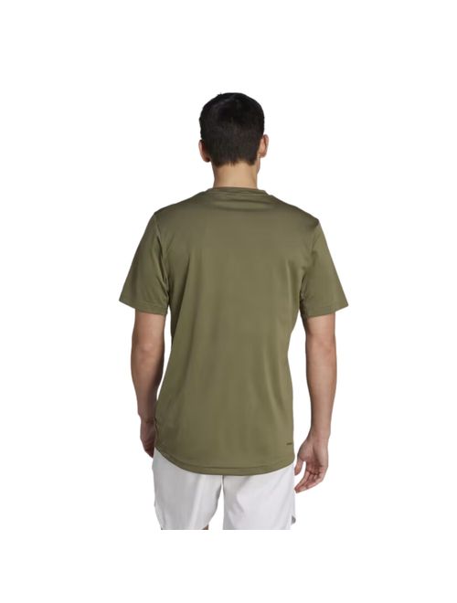 Camiseta Adidas Train Essentials Seasonal Camo Masculina - Verde Musgo