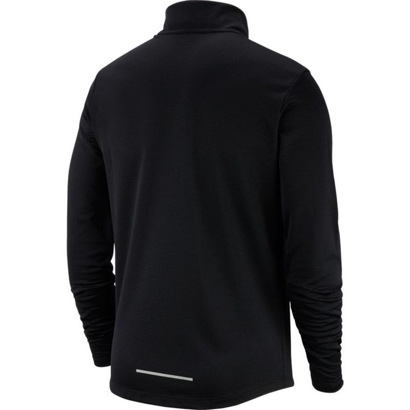 Nike Suéter Meio Zíper Dri Fit Element Preto