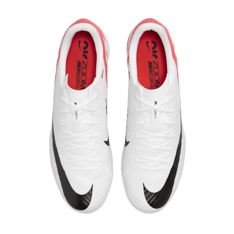 Chuteira-Futsal-Nike-Zoom-Vapor-15-Academy-Masculina---Branca-Vermelha