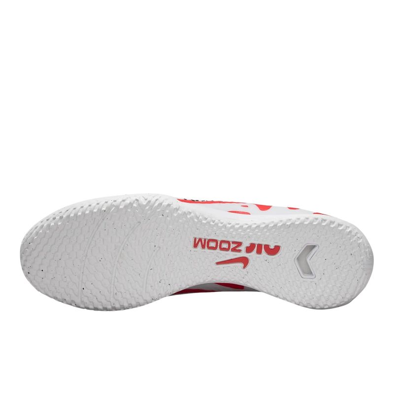 Chuteira-Futsal-Nike-Zoom-Vapor-15-Academy-Masculina---Branca-Vermelha