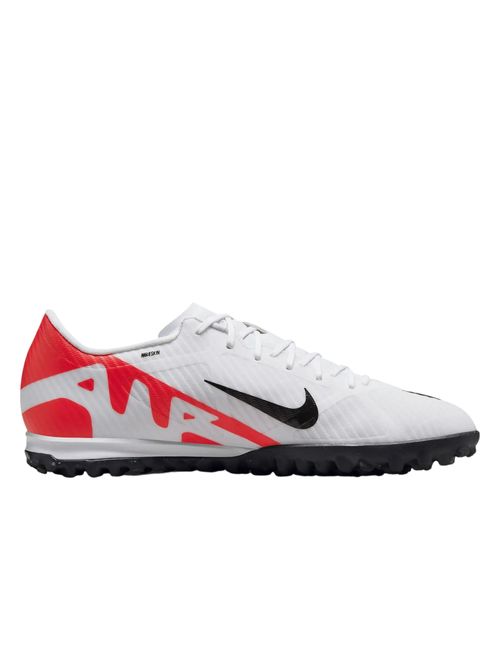 Chuteira Society Nike Zoom Vapor 15 Academy Masculina - Branca/Vermelha