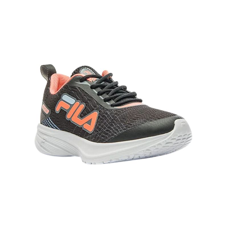 Tênis Fila Kr6 Infantil - Preto/Coral