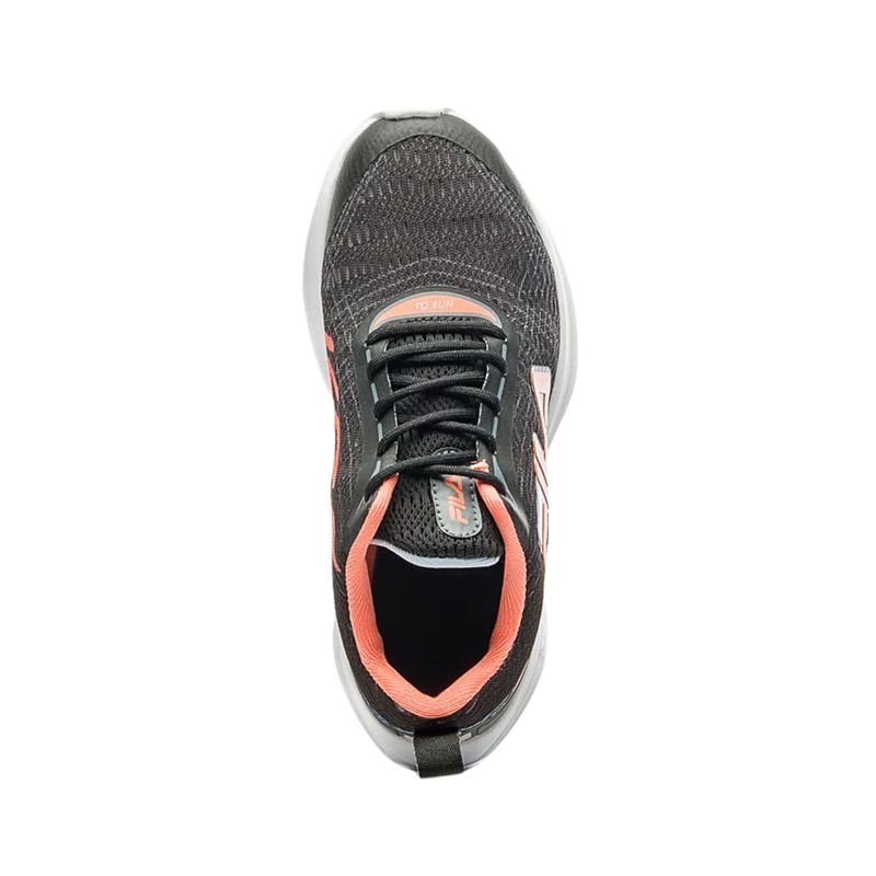 Tênis Fila Kr6 Infantil - Preto/Coral