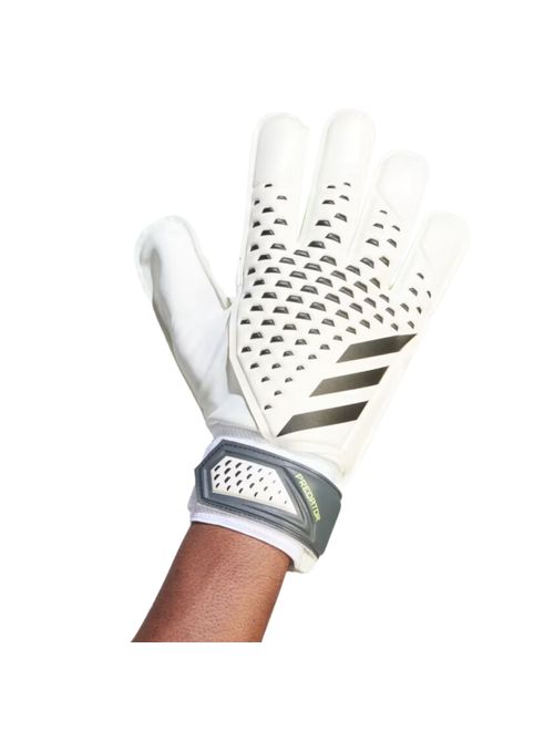 Luva Goleiro Adidas Predator Treino Masculina - Branca/Preta