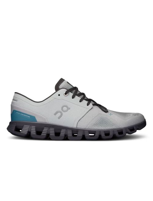 Tênis On Running Cloud X 3 Masculino - Cinza/Verde