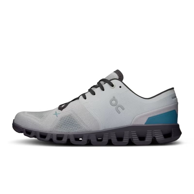 Tenis-On-Running-Cloud-X-3-Masculino---Cinza-Verde