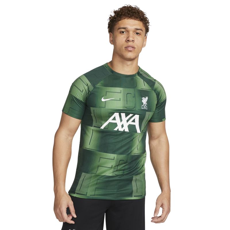 Camisa Liverpool Fc Nike Academy Pro Masculina - Verde/Branca