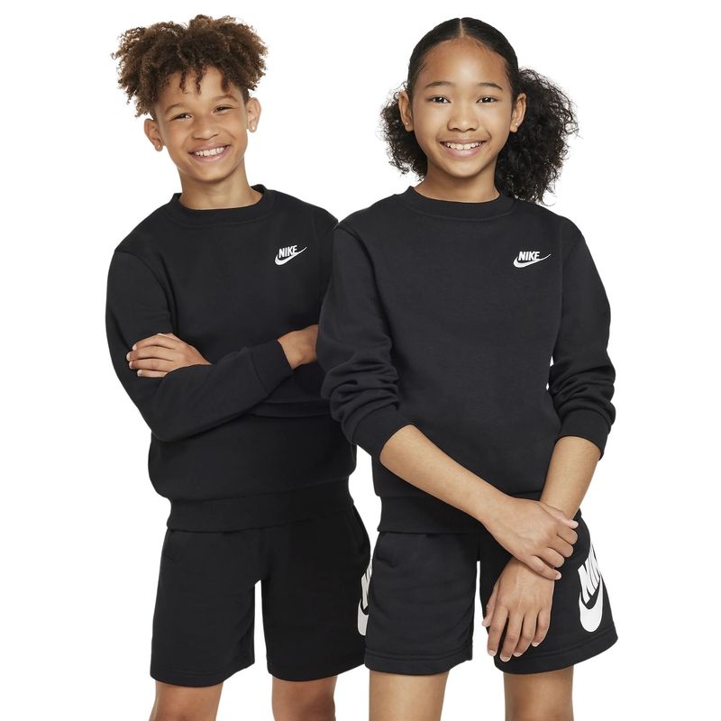 Blusao-Nike-Sportswear-Club-Fleece-Infantil---Preto