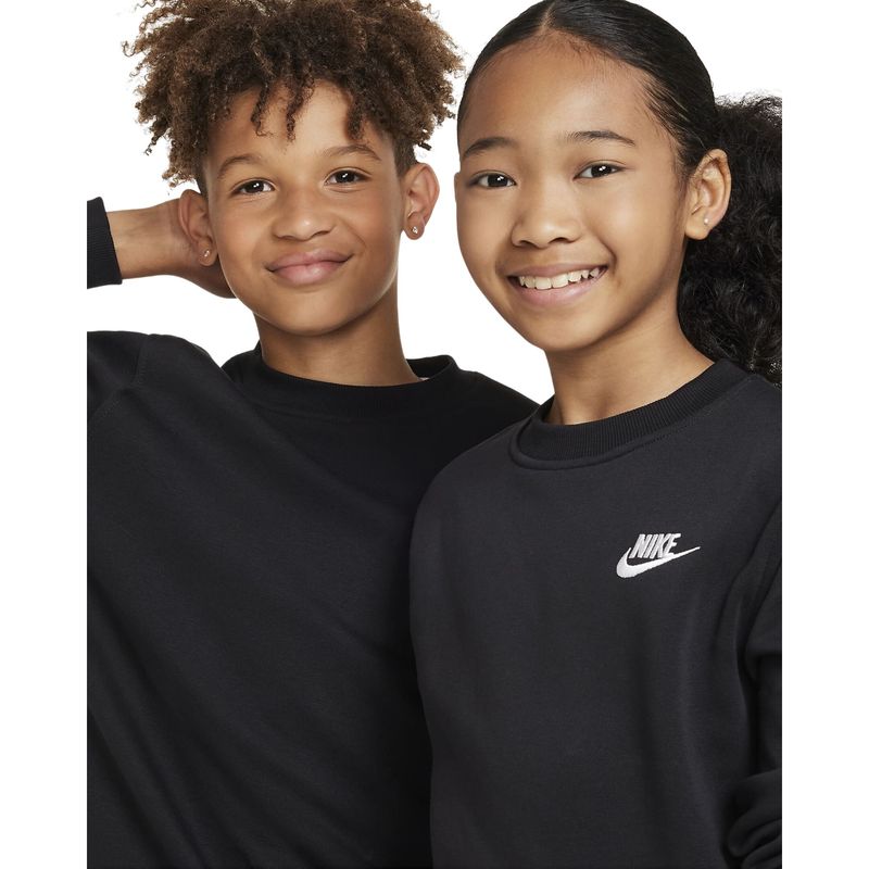 Blusao-Nike-Sportswear-Club-Fleece-Infantil---Preto