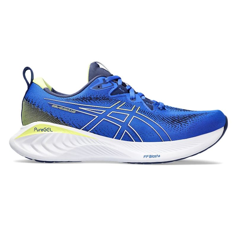 Tênis Asics Gel-Cumulus 25 Masculino - Azul/Amarelo