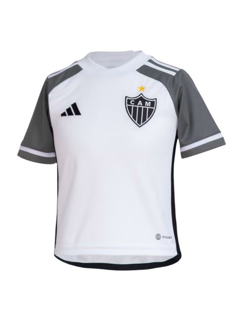 Camisa Atlético Mineiro 23/24 Adidas infantil - Branca/Preta