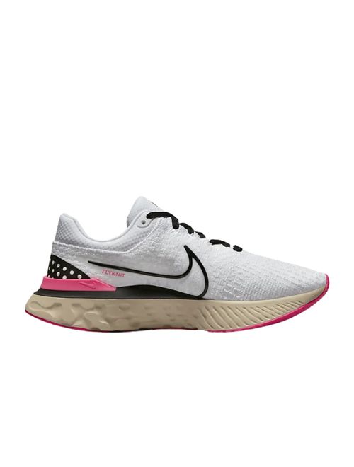 Tênis Nike React Infinity Run Flyknit 3 Masculino - Cinza/Preto