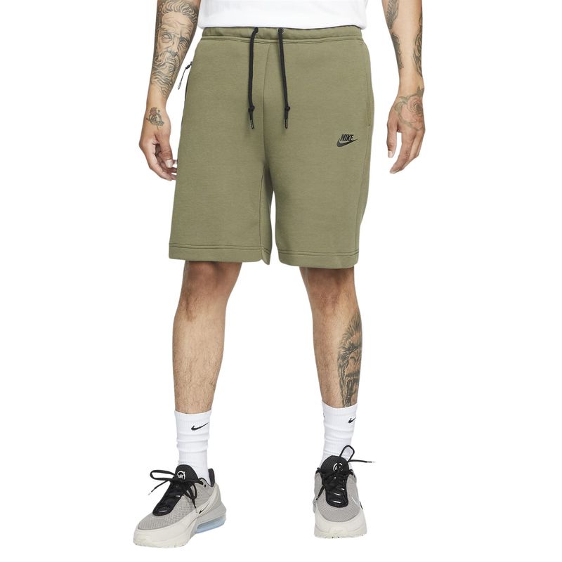 Bermuda-Nike-Sportswear-Tech-Fleece-Masculina---Verde-Oliva-