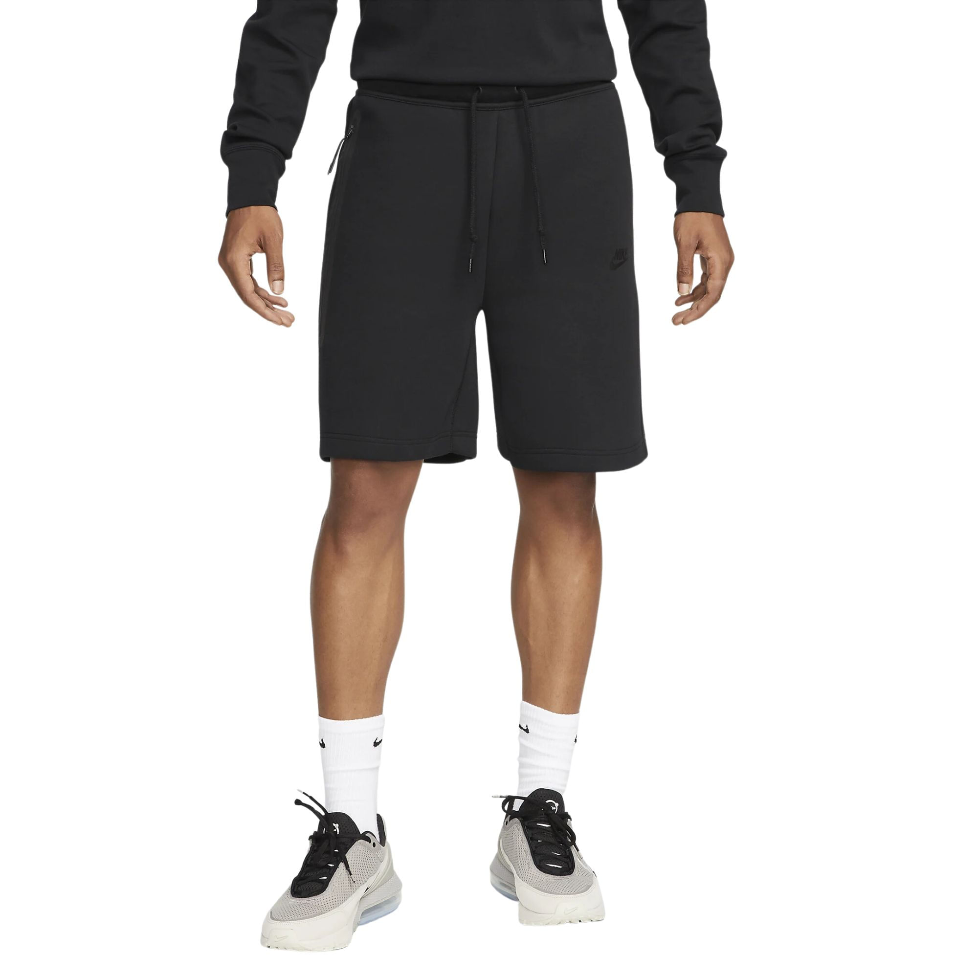 Bermuda Nike Sportswear Tech Fleece Masculina - Preta - Bayard Esportes