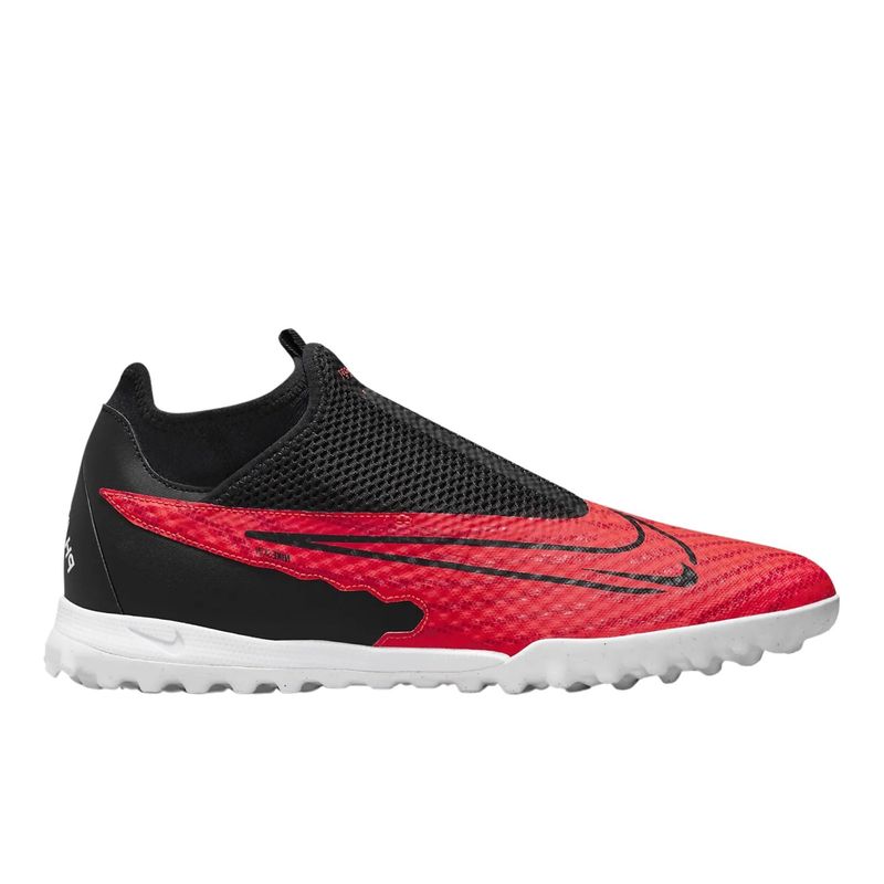 Chuteira Society Nike Phantom Academy Gx Infantil Vermelha