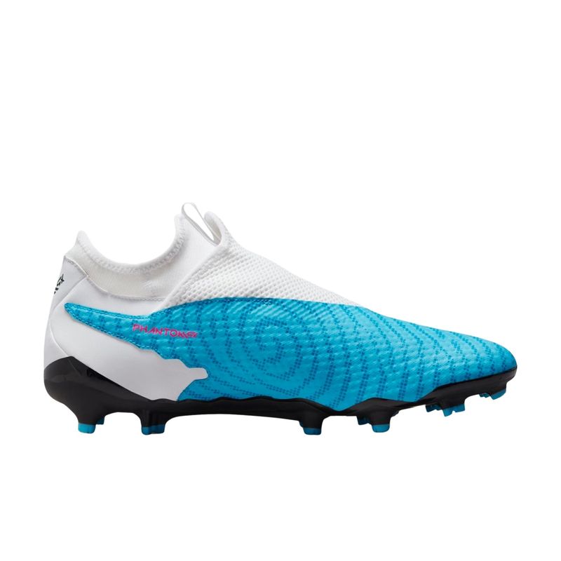 Chuteira-Campo-Nike-Phantom-Gx-Academy-Masculina---Azul-Branca