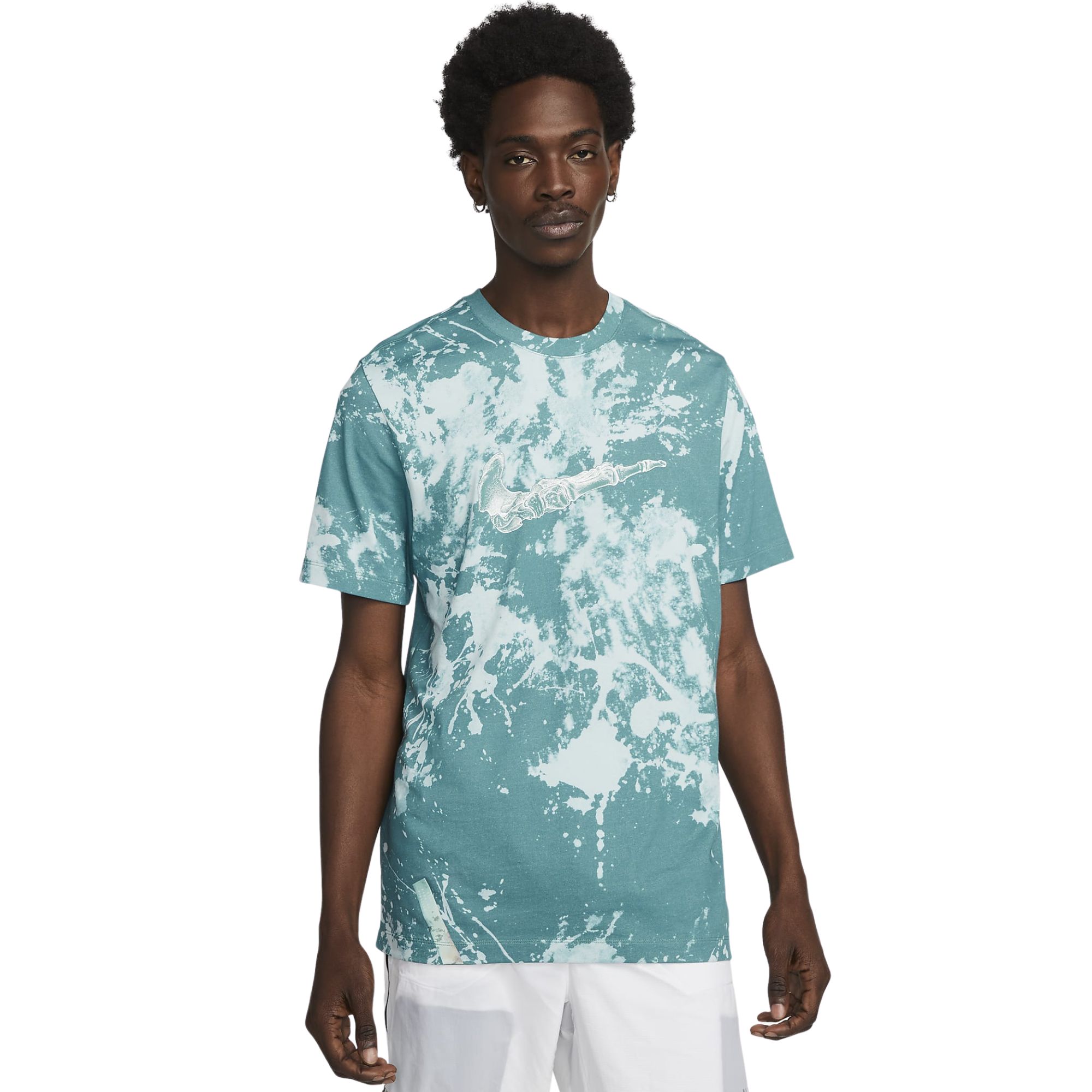 Camiseta Nike Tee Run Division Masculina - Azul/Branca