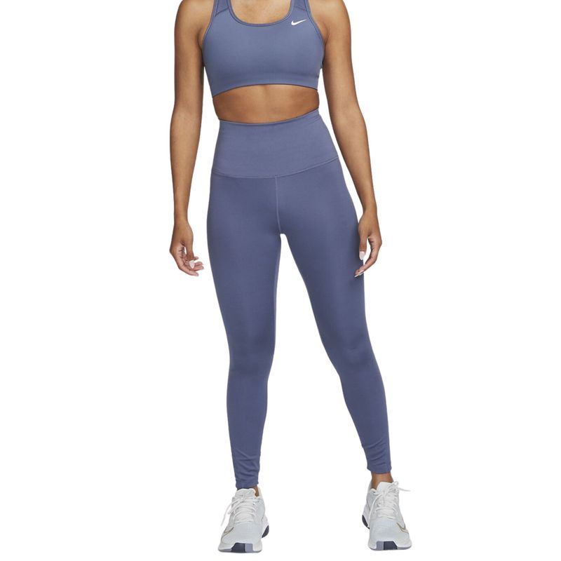 Calça Nike One Dri-Fit Hr 45145 Tight Feminina - Azul - Bayard