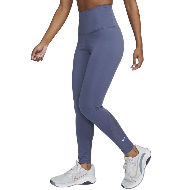 Nike Women's One High Rise 7/8 Legging - BLUE