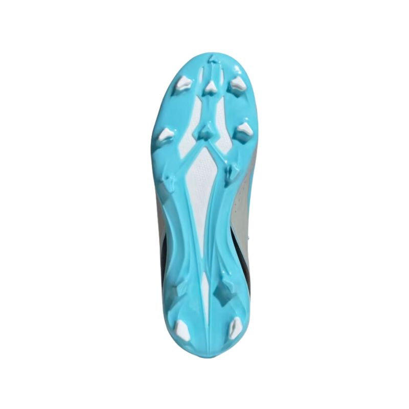 Chuteira-Campo-Adidas-Messi.-3-X-Crazyfast-Infantil---Prata-Metalica-Azul