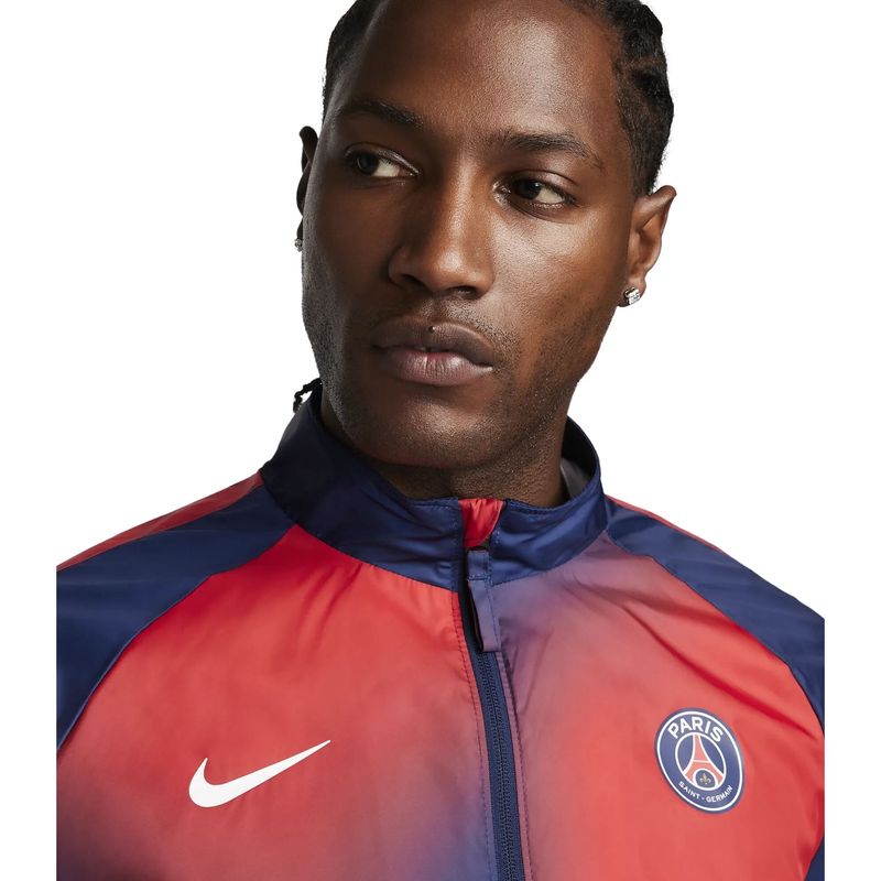 Jaqueta Paris Saint-Germain Nike Repel Academy Awf Gx Masculina -  Azul/Vermelha - Bayard Esportes