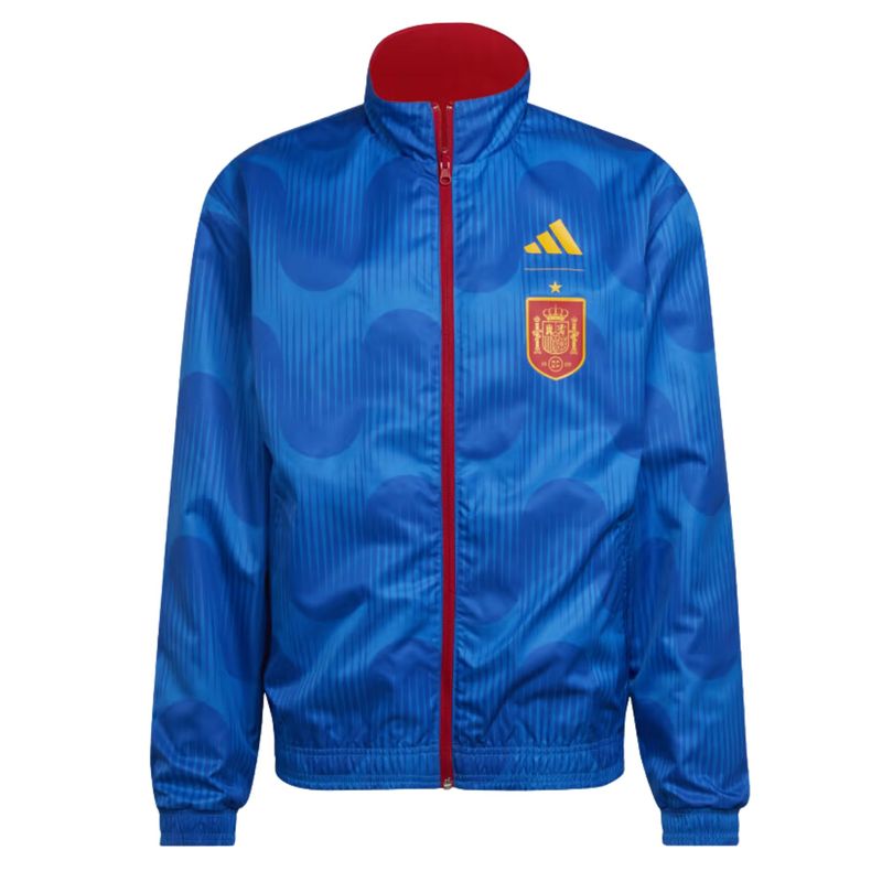 Jaqueta-Espanha-22-Dupla-Face-Adidas-Hino-Masculina---Azul-Vermelha