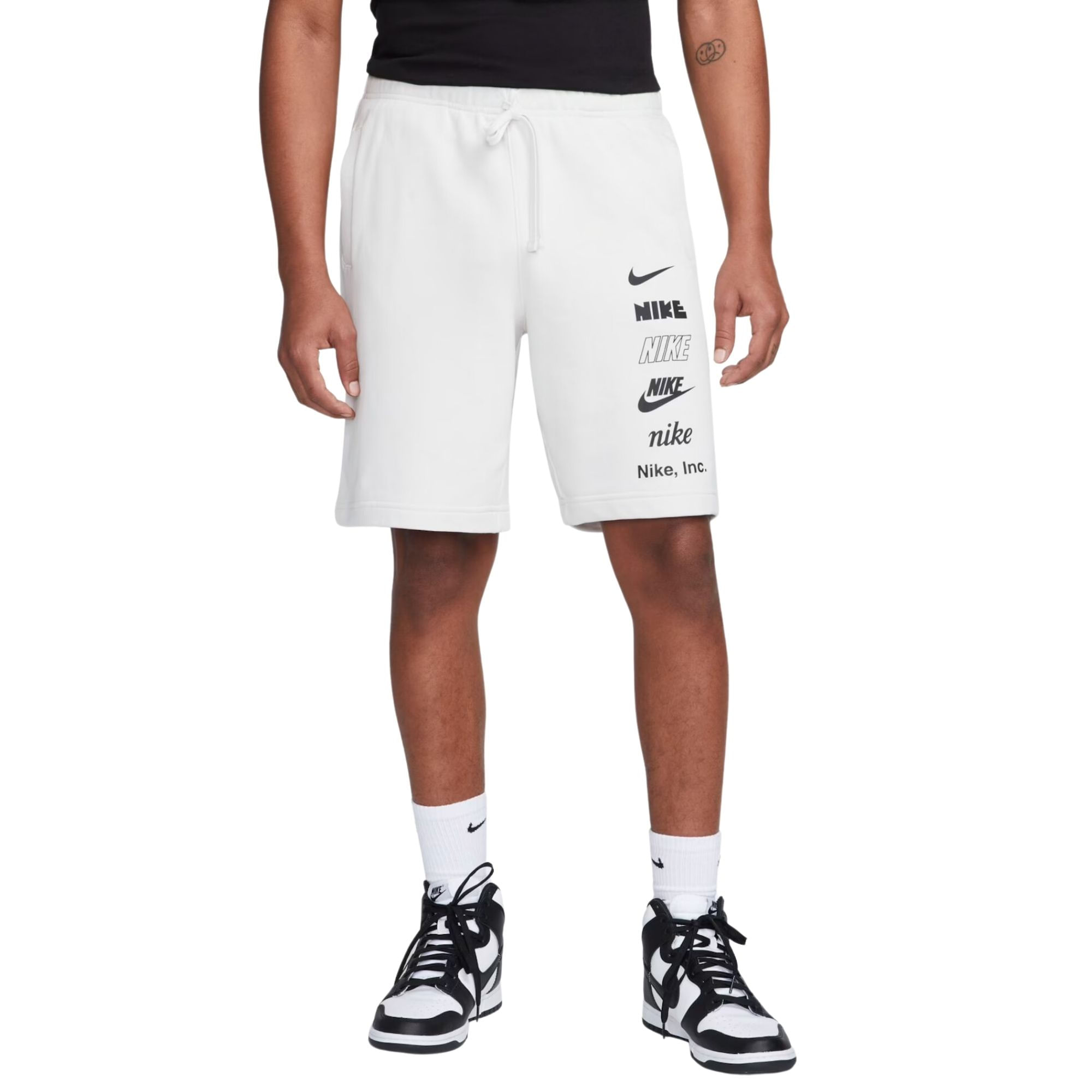 Shorts Nike Club Fleece Masculino Masculino - Branco - Bayard Esportes