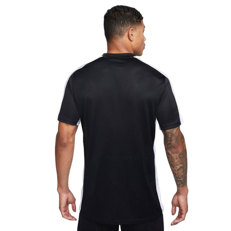 Camiseta Nike Dri-Fit Academy 23 Top Ss Masculina - Preta/Branca