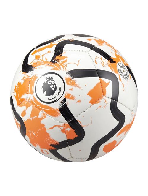Mini Bola Campo Nike Premier League Skills Unissex - Branca/Laranja